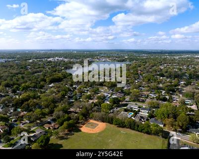 Aerial photograph of Maitland, Florida, USA. March 14, 2022. Stock Photo