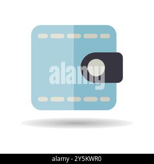Billfold wallet isolated vector icon. Graph symbol for web site and apps design, logo, app, UI Stock Vector