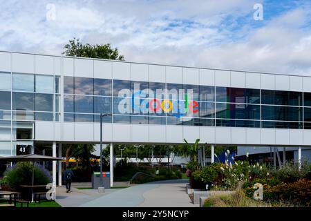 Googleplex in Silicon Valley, Mountain View, California, USA Stock Photo