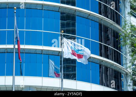 Houston, Texas, USA - April 4, 2024: office building in Houston, Texas, USA Stock Photo