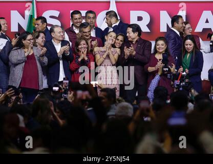 Mexico City, Mexico City, Mexico. 22nd Sep, 2024. Official photo of the MORENA party during the Seventh National Congress to renew the party's leadership. (Credit Image: © Luis E Salgado/ZUMA Press Wire) EDITORIAL USAGE ONLY! Not for Commercial USAGE! Stock Photo