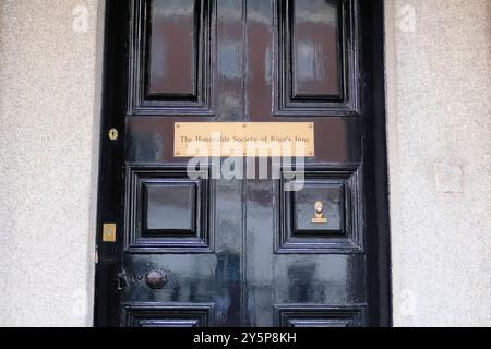 The Honorable Society of King's Inns on Henrietta Street in Dublin, Ireland; Irish professional associations for barristers or lawyers. Stock Photo