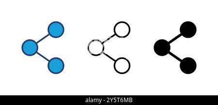 Share icon vector. Sharing vector icon Stock Vector