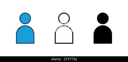 User Icon vector. person sign. people icon. Stock Vector