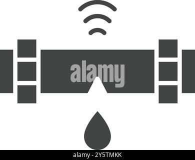 Leak Detector icon vector image. Suitable for mobile application web application and print media. Stock Vector
