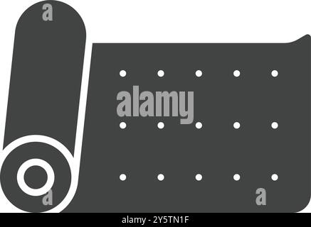Mat icon vector image. Suitable for mobile application web application and print media. Stock Vector