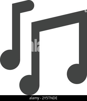 Music icon vector image. Suitable for mobile application web application and print media. Stock Vector