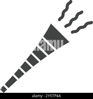 Party Trumpets icon vector image. Suitable for mobile application web application and print media. Stock Vector