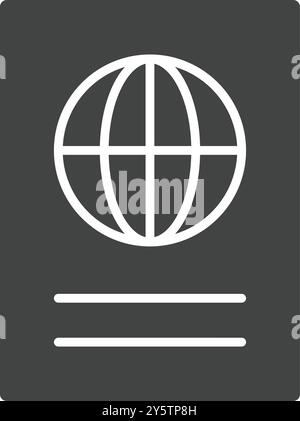 Passport icon vector image. Suitable for mobile application web application and print media. Stock Vector