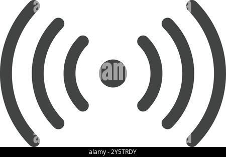 Radio Frequency Identification icon vector image. Suitable for mobile application web application and print media. Stock Vector