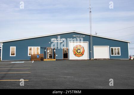 Fire department on NL 10 in Witless Bay, Newfoundland & Labrador, Canada Stock Photo