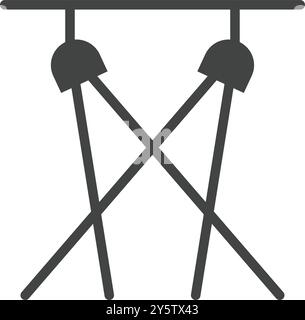 Spotlight icon vector image. Suitable for mobile application web application and print media. Stock Vector