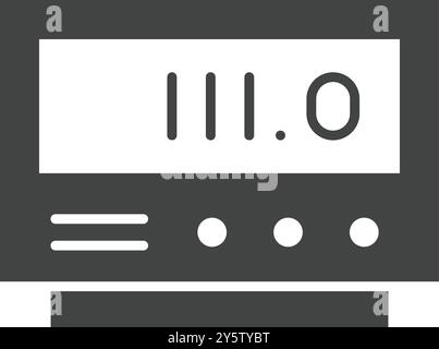 Taxi Meter icon vector image. Suitable for mobile application web application and print media. Stock Vector