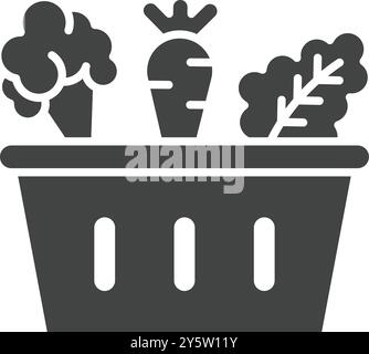 Vegetables icon vector image. Suitable for mobile application web application and print media. Stock Vector