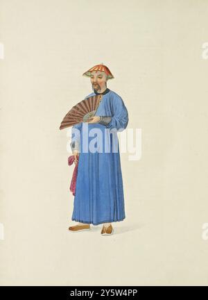 Summer habit of a Chinese mandarin in 1700 Habillement d’ete de’un 