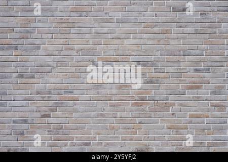 Background from a wall made of light brown clinker bricks Stock Photo