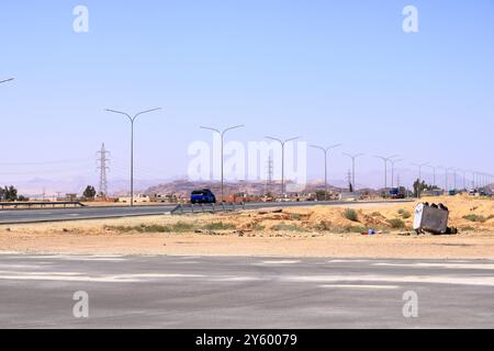 Jordan in Middle East - May 15 2024: Travel to Middle East country Kingdom of Jordan - King's road Stock Photo