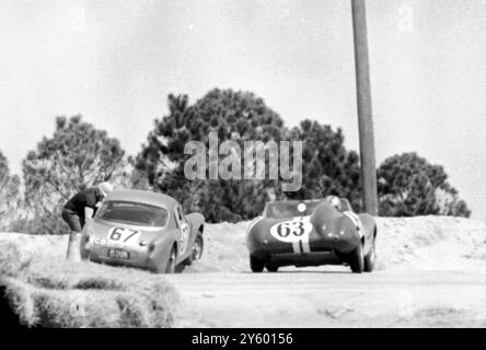 1961 Austin Healey Sebring Sprite with driver Richard Woolmer during ...