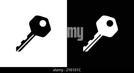 Door key icon vector logo set collection or bundle pack group Stock Vector