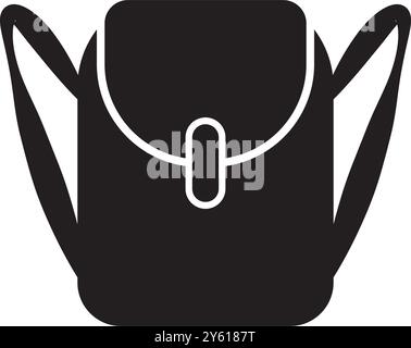 backpack icon vector illustration logo design Stock Vector