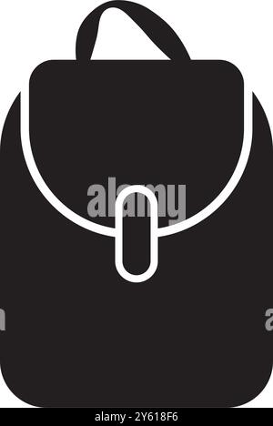 backpack icon vector illustration logo design Stock Vector