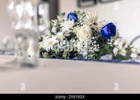 bridal bouquet at a wedding, beautiful presentation, classy, ​​refined Stock Photo