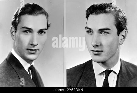 PRINCE WILLIAM OF GLOUCESTER PORTRAITS 21ST BIRTHDAY  ;  17 DECEMBER 1962 Stock Photo