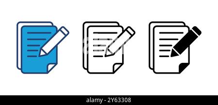 Note icon vector. notepad icon vector Stock Vector