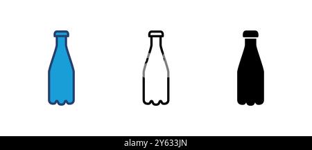 Bottle icon vector. bottle vector icon Stock Vector