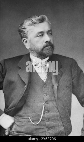 Portrait of Gustave Eiffel (1832-1923). Museum: PRIVATE COLLECTION. Author: ANONYMOUS. Stock Photo