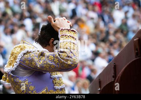 Madrid, 09/06/2024. Las Ventas bullring. Bullfight of the San Isidro Fair. Charity bullfight. Photo: De San Bernardo. ARCHDC. Credit: Album / Archivo ABC / Eduardo San Bernardo Stock Photo