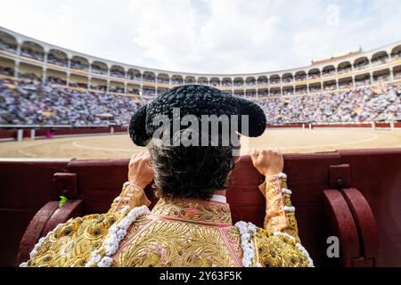 Madrid, 09/06/2024. Las Ventas bullring. Bullfight of the San Isidro Fair. Charity bullfight. Photo: De San Bernardo. ARCHDC. Credit: Album / Archivo ABC / Eduardo San Bernardo Stock Photo