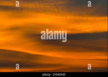 dramatic clouds on the dark sly, beautiful skies with colorful clouds Stock Photo