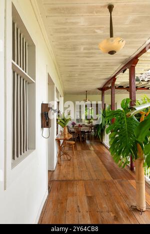 Hacienda El Rosario, amazing rural houses in the Colombian Coffee Region, Manizales, Colombia - stock photo Stock Photo