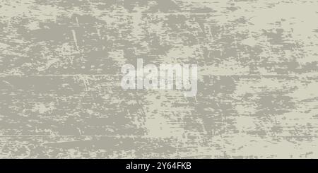 Old scratched vintage grunge texture, horizontal background. Vector illustration Stock Vector