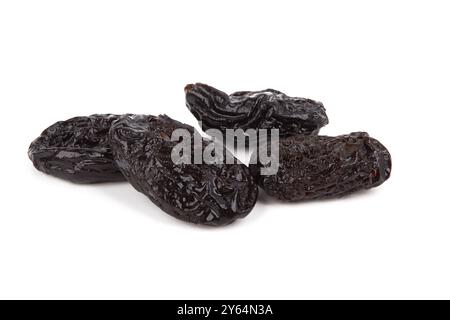 Prunes isolated on a white background Stock Photo