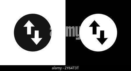Swap icon linear vector graphics sign or symbol set for web app ui Stock Vector