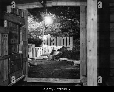 Nazi War Loot in the salt mines of Altaussee , Austria . Stock Photo