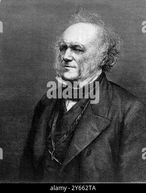 Sir Charles Lyell, Scottish Geologist 11th March 1865 Stock Photo