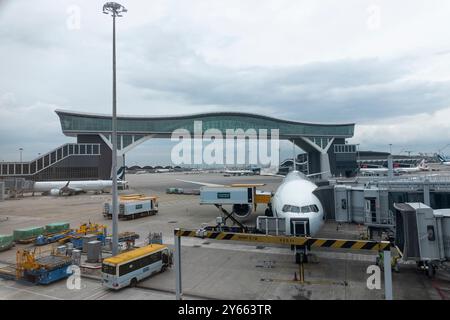 Hong Kong international airport Stock Photo