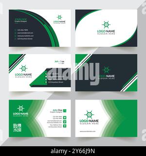 Modern Business Card Design Stock Vector