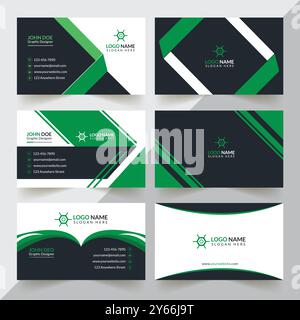 Modern Business Card Design Stock Vector