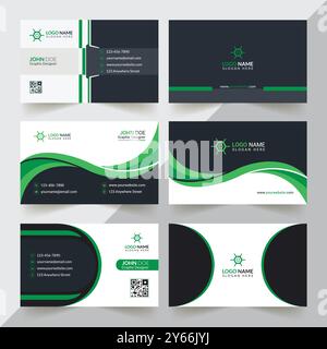 Modern Business Card Design Stock Vector