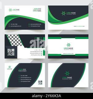 Modern Business Card Design Stock Vector