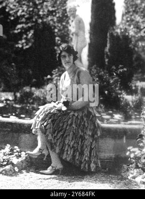 Queen Surayya of Afghanistan photographed in Crimea Stock Photo