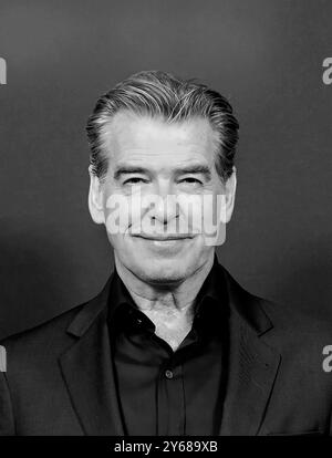 Pierce Brosnan. Portrait of the Irish actor, Pierce Brendan Brosnan (b. 1953) in 2017 Stock Photo