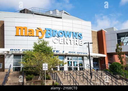 Mary Brown's Centre on New Gower Street in downtown St. John's, Newfoundland & Labrador, Canada Stock Photo