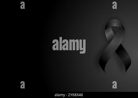 Rest in peace mourning concept background Stock Vector