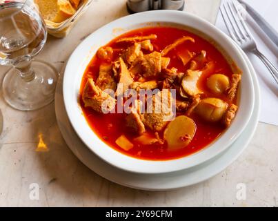 French stewed tripe dish Provencal-style tripe Stock Photo