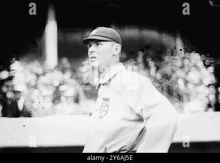 Sam Crawford, Detroit AL (baseball), 1913, Glass negatives, 1 negative: glass; 5 x 7 in. or smaller. Stock Photo